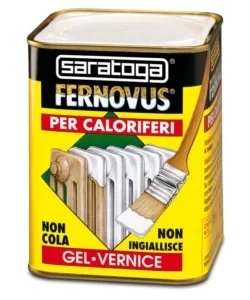 Ultime Pezzi Vernice gel per caloriferi saratoga "fernovus" bianco ghiaccio 750 ml